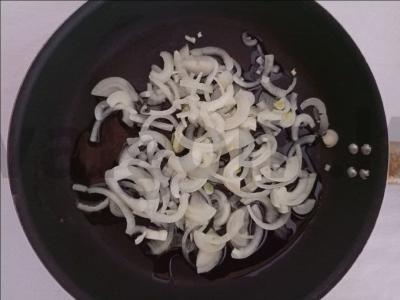 Sluoksniuotas lydekos, kalmarų ir lašišos terinas Žingsnis 1