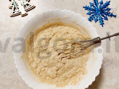 Mandarinų keksiukai Žingsnis 2