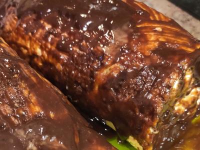 Suvyniokite su žemės riešutų pasta Žingsnis 4