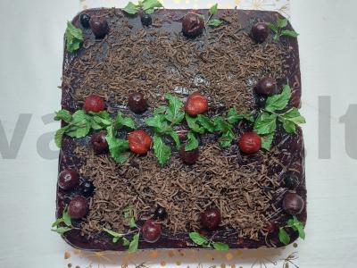 Uogų želė terina su jogurtu Žingsnis 6