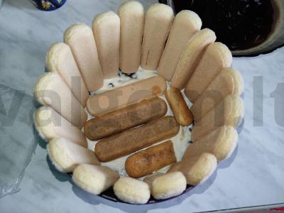 Tiramisu desertui Žingsnis 5