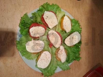 Kaprėsų salotos su medaus ir garstyčių padažu Žingsnis 3