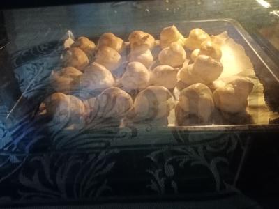 Profiterolės be įdaro Žingsnis 3