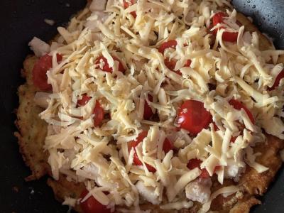 Bulvių pica su vištiena ir daržovėmis Žingsnis 5