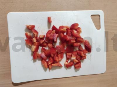 Kaimo pica su virta dešra Žingsnis 1