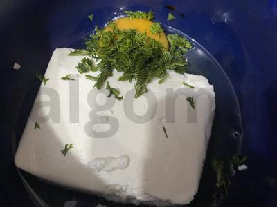 Sūrio pyragėliai Žingsnis 1