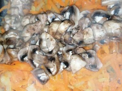 Suktinukas su paštetu ir grybais Žingsnis 3
