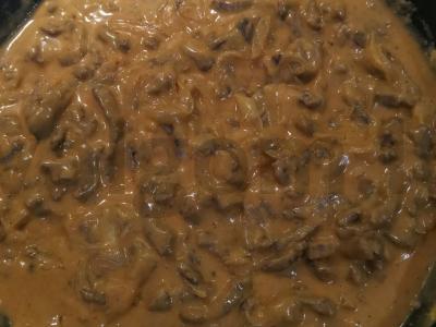 Jautienos stroganoffas nėra klasikinis Žingsnis 5