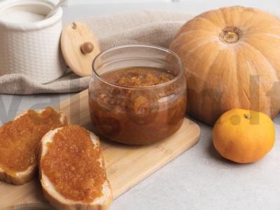 Moliūgų uogienė su mandarinais pagrindine nuotrauka