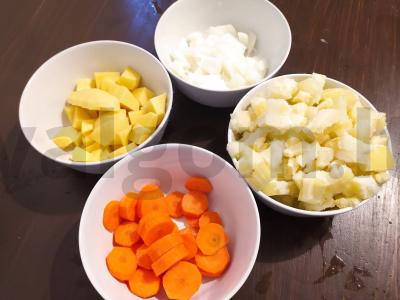 Cukinijų kreminė sriuba Žingsnis 2