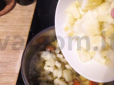 Cukinijų kreminė sriuba Žingsnis 5