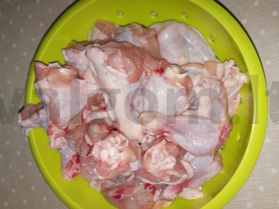 "Tabaca" vištienos sparneliai. Žingsnis 1