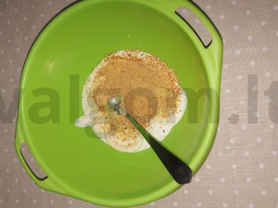 "Tabaca" vištienos sparneliai. Žingsnis 2