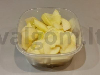 Naminis obuolių padažas Žingsnis 1