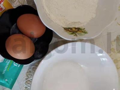 Sausainiai pyragams ir desertams Žingsnis 1