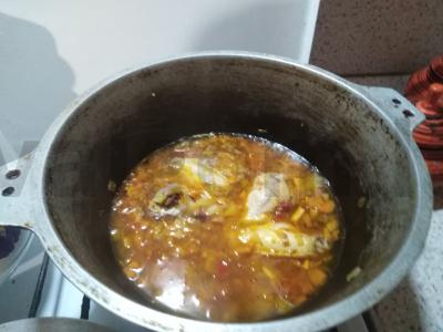 Lengva sriuba su vištiena ir pupelėmis Žingsnis 7