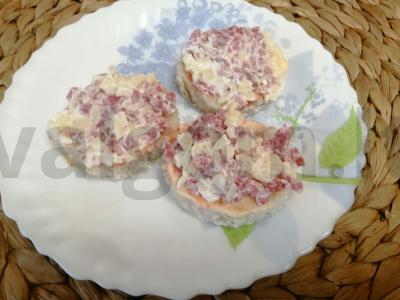 Mini pica "Paršelis" su dešra. Žingsnis 5