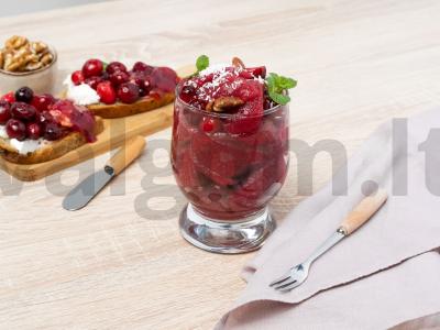 Spanguolių agar-agar putėsiai pagrindine nuotrauka