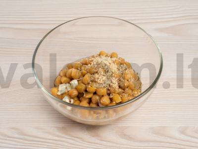 Avinžirnių košė su citrina ir česnaku Žingsnis 3