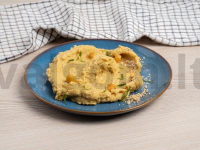 Avinžirnių košė su citrina ir česnaku pagrindine nuotrauka