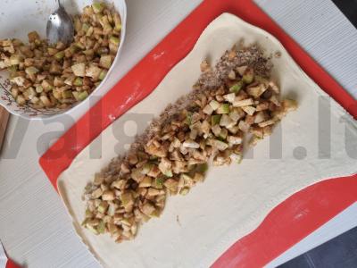 Obuolių štrudelis Žingsnis 6