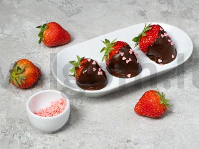 Vasario 14 d. braškės su šokoladu Žingsnis 2