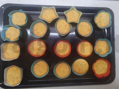 Kreminiai vaniliniai keksiukai Žingsnis 4