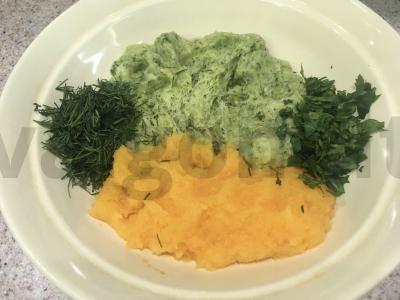 Cukinijų blyneliai su moliūgais Žingsnis 1