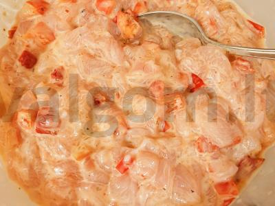 Vištienos kotletai be maltos mėsos su daržovėmis Žingsnis 3