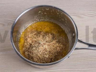 Prancūziška kalėdinė bandelė su graikiniais riešutais Žingsnis 2