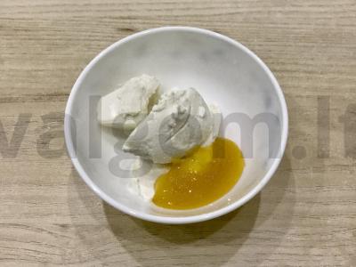 Prancūziškas sumuštinis su bananais, rikota ir šokoladu Žingsnis 2