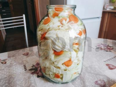 Paprasti marinuoti kopūstai Žingsnis 4