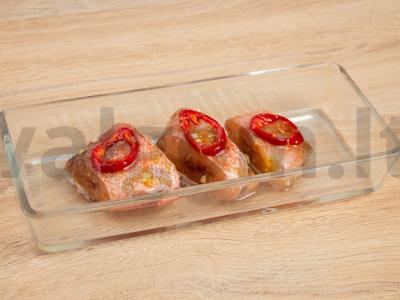 Jūros ešerys Tailando marinate Žingsnis 3