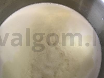 Naminė panna cotta Žingsnis 1