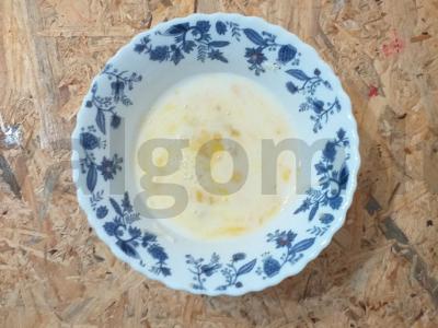 Sultingas omletas su daržovėmis keptuvėje Žingsnis 2