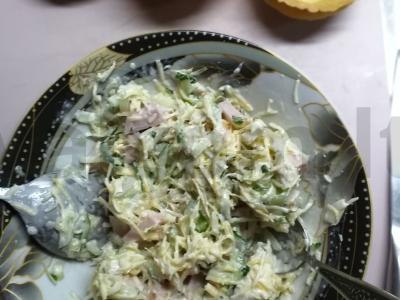 Krepšeliai su sūriu, agurkais ir kumpiu Žingsnis 4