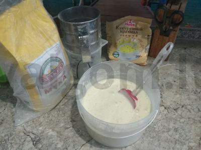 Purus biskvitas Žingsnis 2