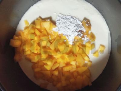 Naminis mangų skonio jogurtas Žingsnis 1