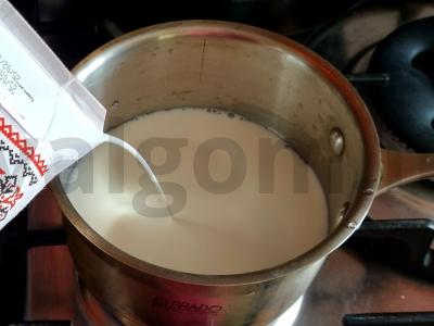 Pieno sriuba su vermišeliais Žingsnis 1