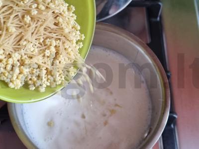 Pieno sriuba su vermišeliais Žingsnis 2