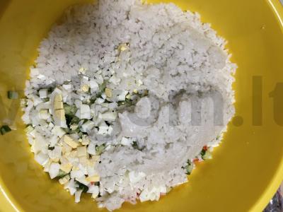 Salotos su krabų lazdelėmis "Krabuška" Žingsnis 3