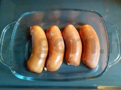 Aštrios dešrelės, keptos su padažu ir traškiomis sezamo sėklomis Žingsnis 1