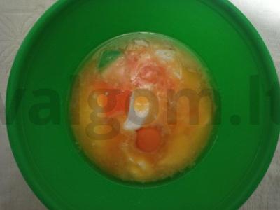 Klasikiniai keksiukai su graikinių riešutų pasta ir avokadais Žingsnis 1
