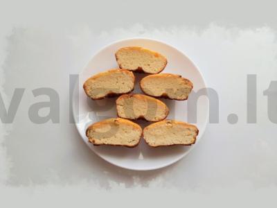 Migdolų miltų keksiukai su grietine Žingsnis 3