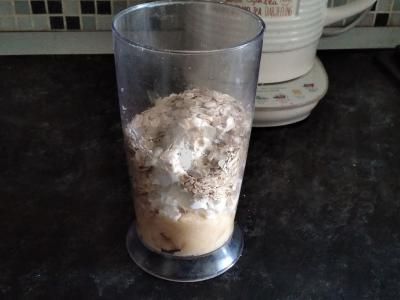 Kokteilis su bananais ir kefyru Žingsnis 2