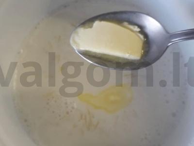 Pieno sriuba Žingsnis 3