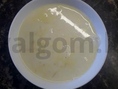 Pieno sriuba pagrindine nuotrauka