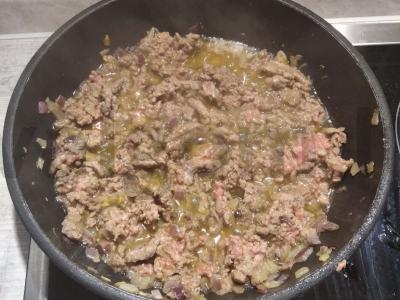 Klasikinė lazanija su malta mėsa ir bešamelio padažu Žingsnis 3