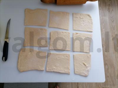 Greitas chačapuri su sūriu Žingsnis 1