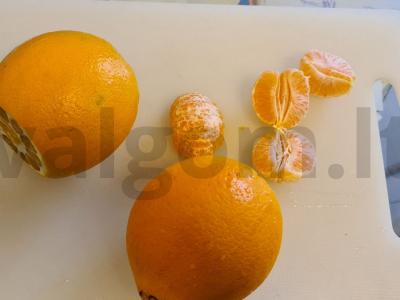 Naminis citrusinių vaisių limonadas Žingsnis 1